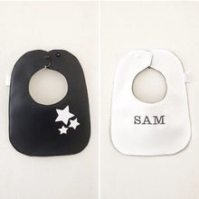 Load image into Gallery viewer, Boca Baby Company Monochrome Collection - Stars Bib
