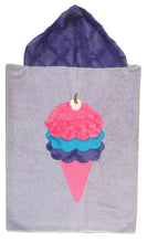 Load image into Gallery viewer, Triple Scoop Dimples Plush Minky Hooded Towel
