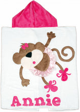 Load image into Gallery viewer, Twinkle Toes Dimples Plush Minky Hooded Towel
