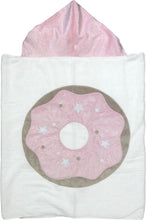 Load image into Gallery viewer, Donutlicious Dimples Plush Minky Hooded Towel
