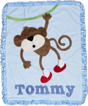 Load image into Gallery viewer, Hangin&#39; Around Dimples Plush Minky Blanket
