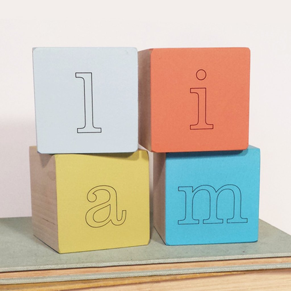 Custom Letter Blocks by Tree by Kerri Lee